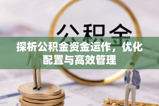 莱芜探析公积金资金运作，优化配置与高效管理