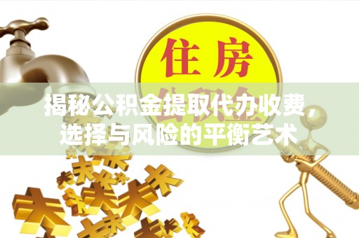 莱芜揭秘公积金提取代办收费，选择与风险的平衡艺术