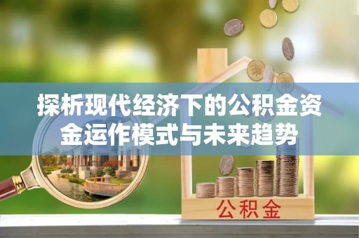 莱芜探析现代经济下的公积金资金运作模式与未来趋势